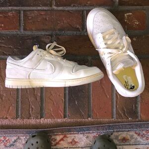 Nike Dunk Low:  phantom/ light bone/ sail/ coconut milk/ saturn gold